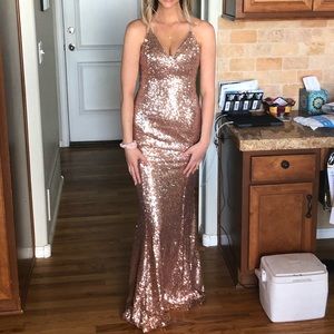 Lulus Sequence Prom Dress